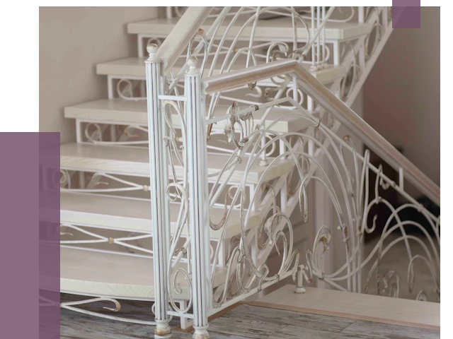 Изготовление кованых лестниц на заказ в Новом Уренгое от 88383 руб. | ПРОЛЁТ-Нвг