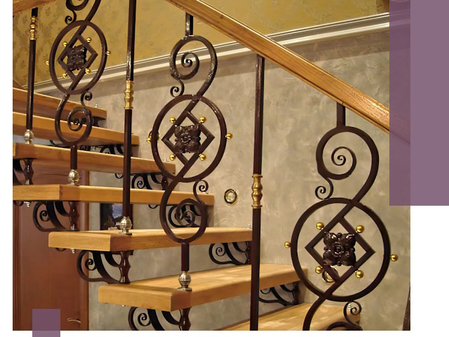 Изготовление кованых лестниц под ключ в Новом Уренгое