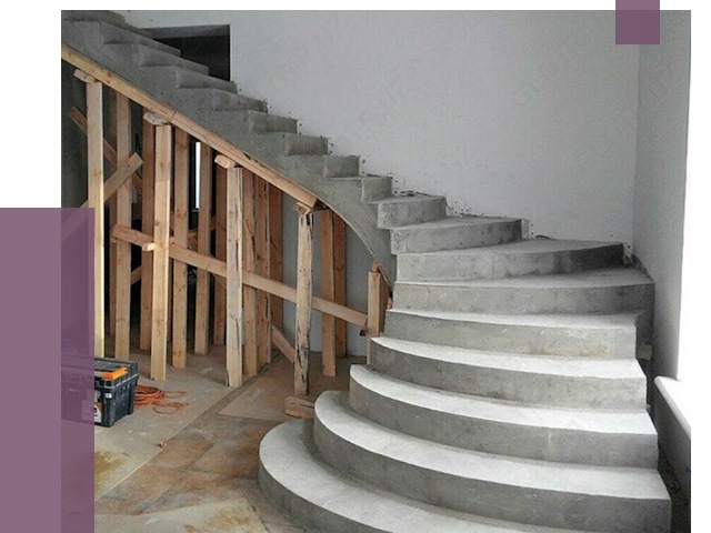 Изготовление бетонных лестниц под ключ в Новом Уренгое от 20276 руб. | ПРОЛЁТ-Нвг