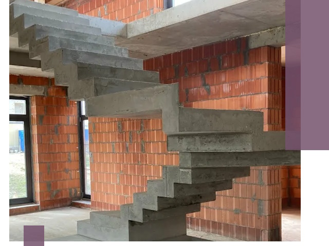 Изготовление бетонных лестниц под ключ в Новом Уренгое