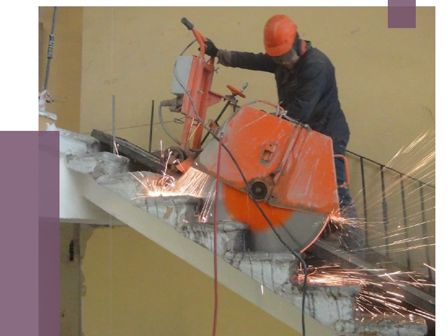 Демонтаж бетонных лестниц в Новом Уренгое от 4679 руб. за м2 | ПРОЛЁТ-Нвг