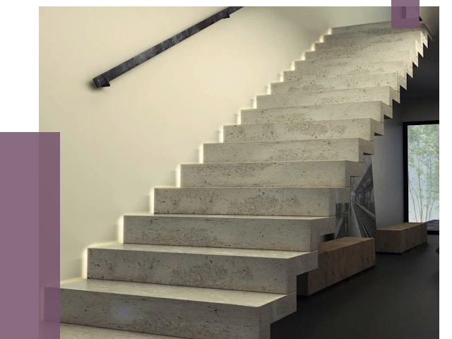 Облицовка бетонных лестниц в Новом Уренгое от 4679 руб/м2 