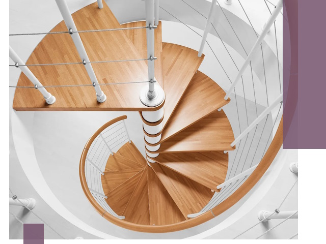 Изготовление винтовых лестниц под ключ в Новом Уренгое