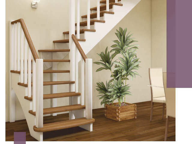 Г-образные лестницы под ключ в Новом Уренгое — изготовление и монтаж