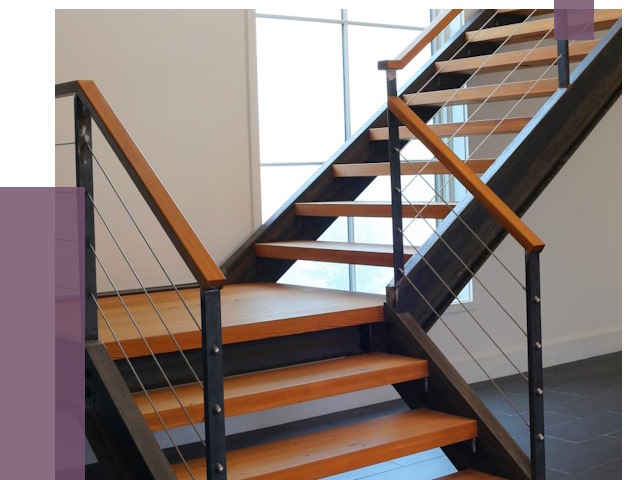Изготовление лестниц на металлокаркасе в Новом Уренгое от 19236 руб. | ПРОЛЁТ-Нвг