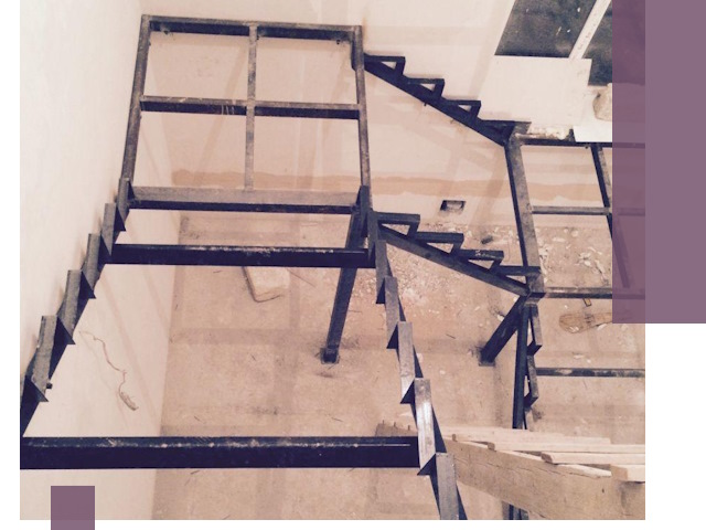 Монтаж лестниц на металлокаркасе в Новом Уренгое быстро и качественно