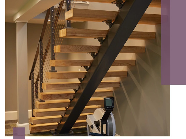 Лестницы на монокосоурах под ключ в Новом Уренгое - изготовление и монтаж