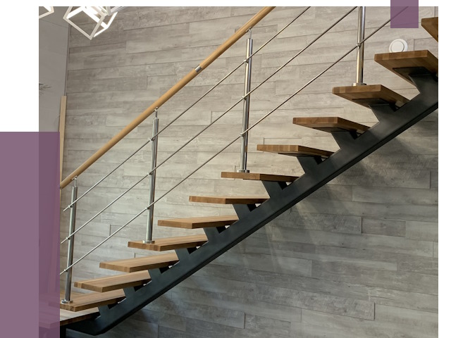 Изготовление лестниц на монокосоуре в Новом Уренгое от 77465 руб. 