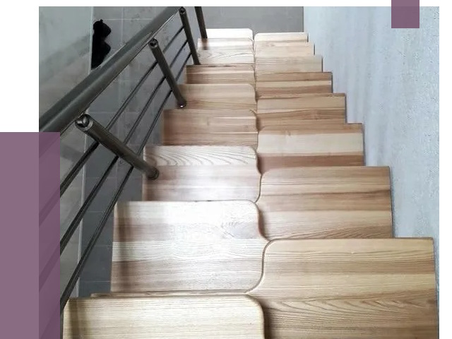 Лестницы гусиный шаг в Новом Уренгое от 13257 руб. под ключ | ПРОЛЁТ-Нвг