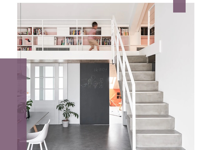 Лестницы для двухуровневой квартиры в Новом Уренгое от 179366 руб. | ПРОЛЁТ-Нвг