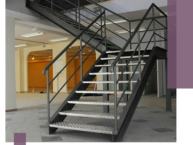 Лестницы для офиса в Новом Уренгое: изготовление, монтаж, демонтаж