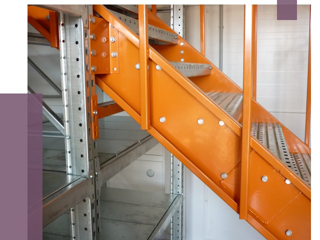 Лестницы для склада в Новом Уренгое от 77985 руб. — решения | ПРОЛЁТ-Нвг