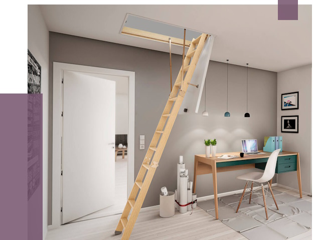 Чердачные лестницы в Новом Уренгое — от 14817 руб. | ПРОЛЁТ-Нвг