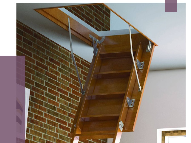 Установка чердачной лестницы в Новом Уренгое от 7954 руб. | ПРОЛЁТ-Нвг