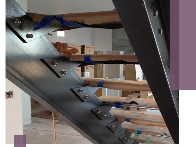 Усиление лестничных конструкций и усиление опор в Новом Уренгое