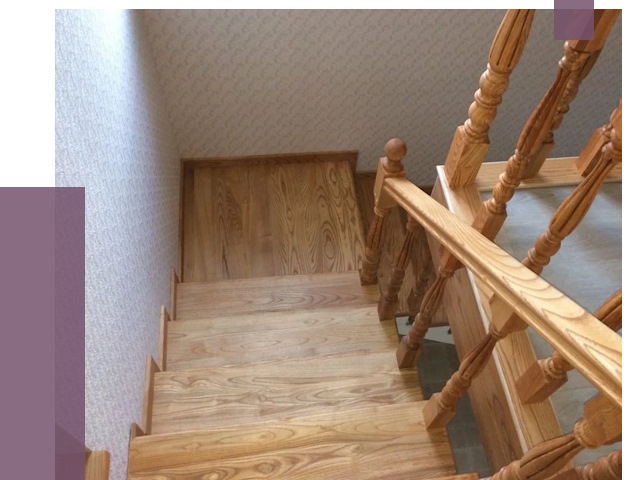 Сосновые лестницы в Новом Уренгое под ключ от 8214 руб.  | ПРОЛЁТ-Нвг