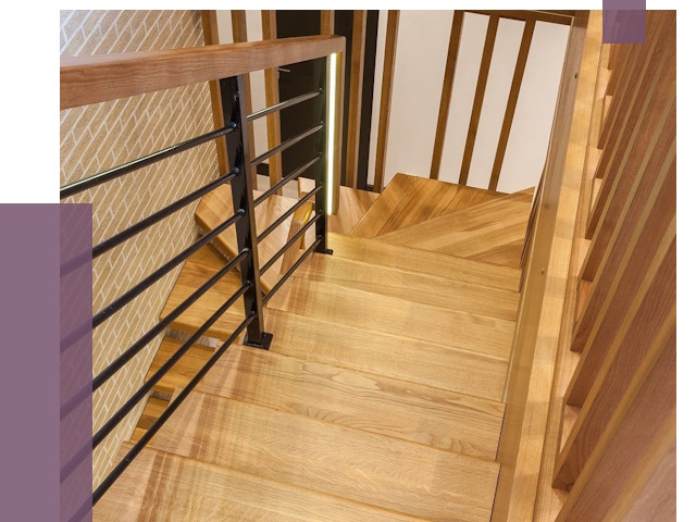 Лестницы из ясеня в Новом Уренгое под ключ от 10190 руб. 