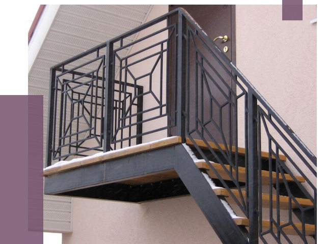 Металлические перила в Новом Уренгое от 4367 руб.  | ПРОЛЁТ-Нвг