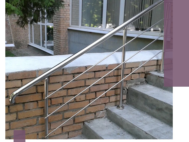 Перила из нержавеющей стали высокого качества в Новом Уренгое
