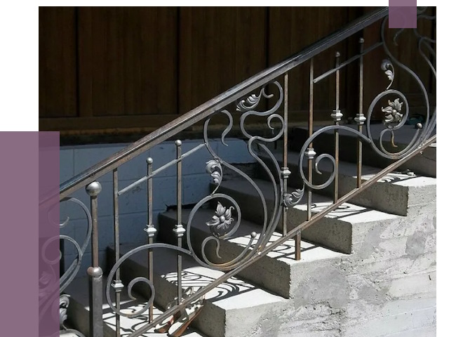 Кованые перила в Новом Уренгое от 8838 руб. под ключ — качество от ПРОЛЁТ-Нвг