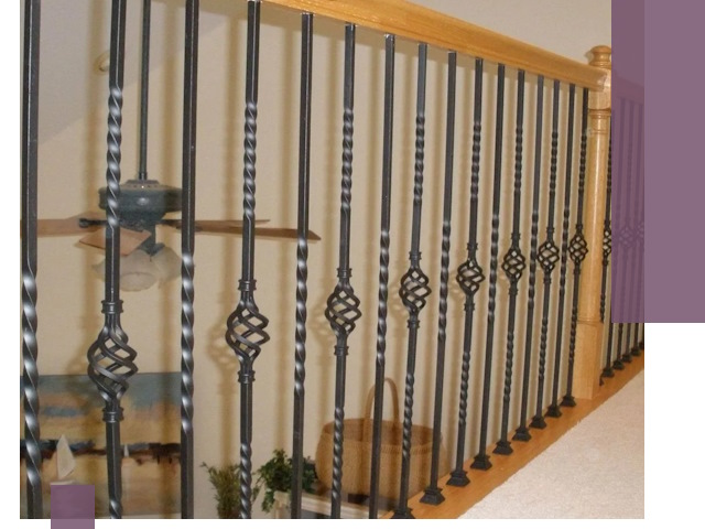 Изготовление и монтаж кованных перил в Новом Уренгое под ключ