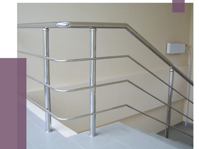 Алюминиевые перила в Новом Уренгое от 6447 руб. под ключ | ПРОЛЁТ-Нвг