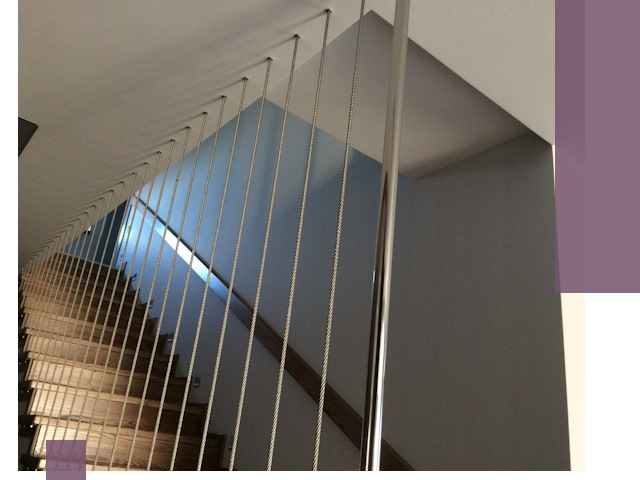 Тросовые перила под ключ в Новом Уренгое — производство и монтаж