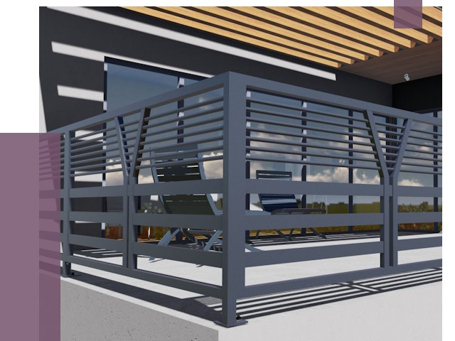 Изготовление балконных ограждений в Новом Уренгое от 10918 руб. | ПРОЛЁТ-Нвг