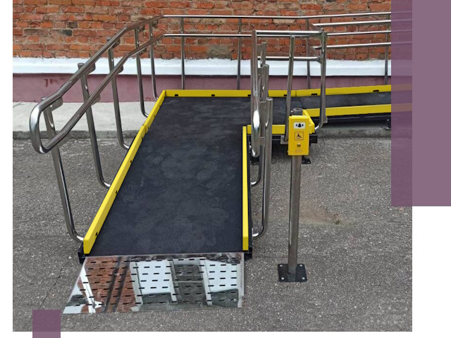 Изготовление наклонных пандусов для инвалидов в Новом Уренгое