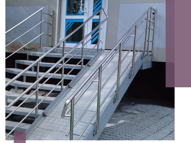 Пандус на крыльцо под ключ в Новом Уренгое: монтаж и изготовление