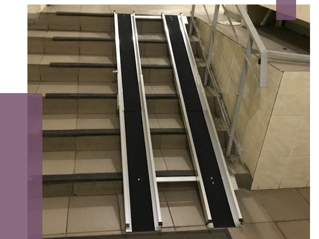 Установка пандуса в подъезд в Новом Уренгое от 8110 руб. под ключ | ПРОЛЁТ-Нвг