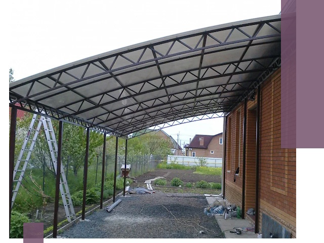 Профессиональный монтаж навесов под ключ в Новом Уренгое