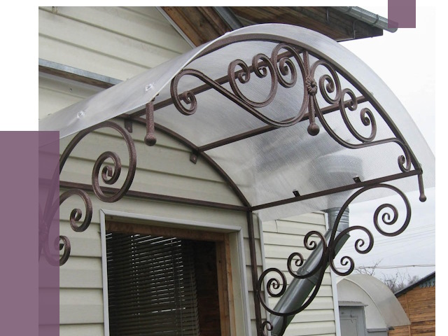 Изготовление козырьков в Новом Уренгое от 7487 руб. — заказать | ПРОЛЁТ-Нвг