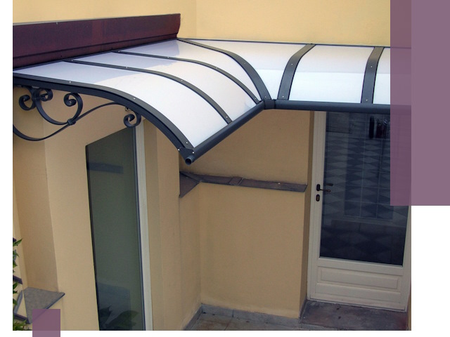 Монтаж козырьков любой сложности в Новом Уренгое под ключ