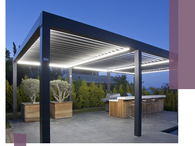 Навесы отдельно стоящие под ключ в Новом Уренгое из металла и поликарбоната