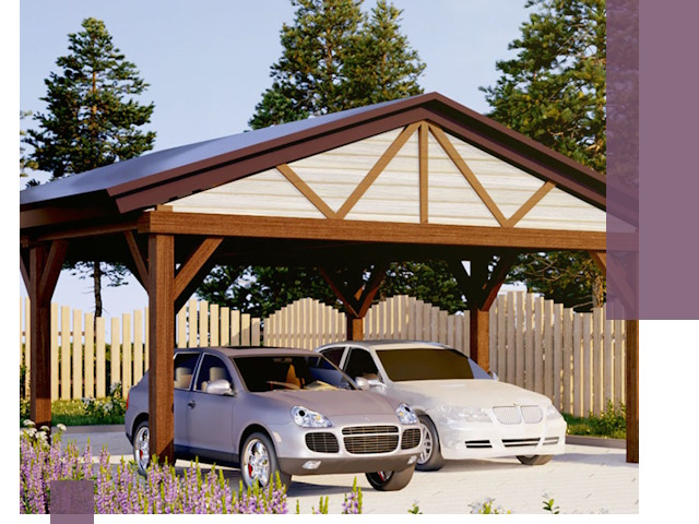 Навесы для автомобиля в Новом Уренгое — изготовление и монтаж