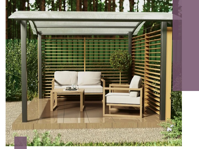 Навесы для дачи в Новом Уренгое: изготовление, монтаж и демонтаж