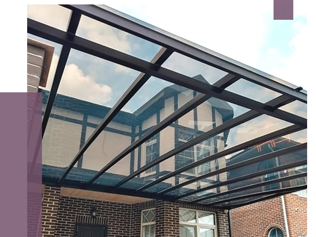 Навесы из поликарбоната в Новом Уренгое от 8755 руб. под ключ — ПРОЛЁТ-Нвг