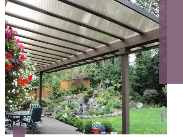 Навесы из поликарбоната под ключ в Новом Уренгое быстро и надёжно