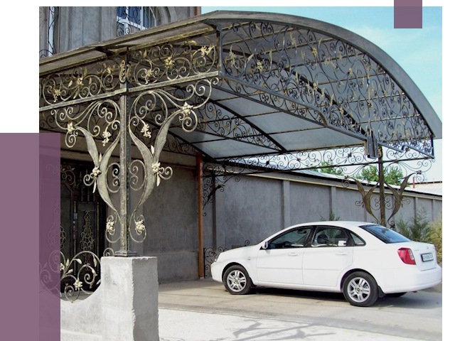 Кованые навесы в Новом Уренгое от 14817 руб. | ПРОЛЁТ-Нвг