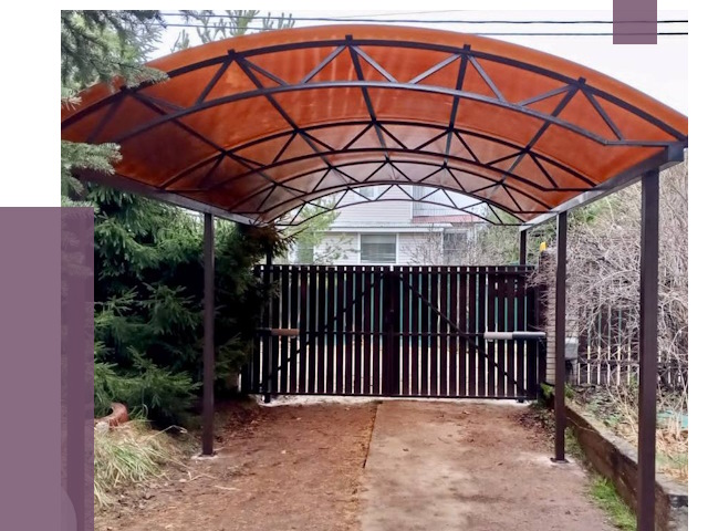 Арочные навесы в Новом Уренгое от 12946 руб. — изготовление и монтаж | ПРОЛЁТ-Нвг