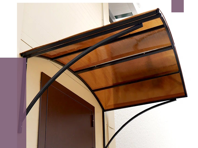 Недорогие козырьки в Новом Уренгое от 7715 руб.  | ПРОЛЁТ-Нвг