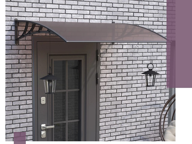 Недорогие козырьки и навесы под ключ в Новом Уренгое