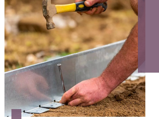 Монтаж металлических бордюров в Новом Уренгое быстро и качественно
