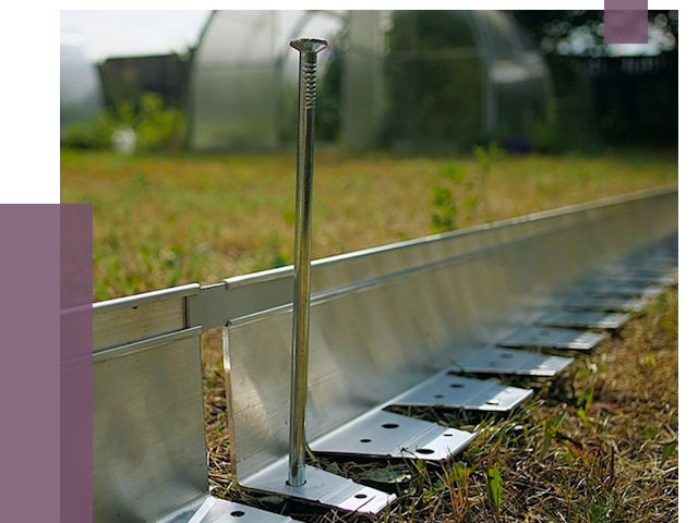 Металлические бордюры для газона в Новом Уренгое от 4367 руб. | ПРОЛЁТ-Нвг