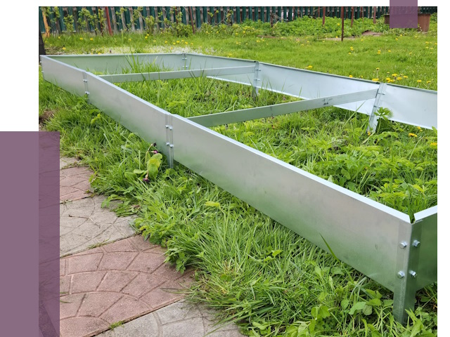 Металлические бордюры для грядок в Новом Уренгое от 1820 руб. 