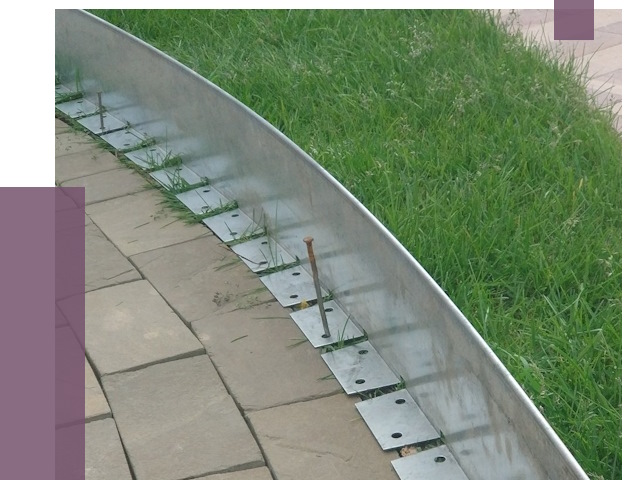 Металлические бордюры для тротуаров в Новом Уренгое от 8838 руб.