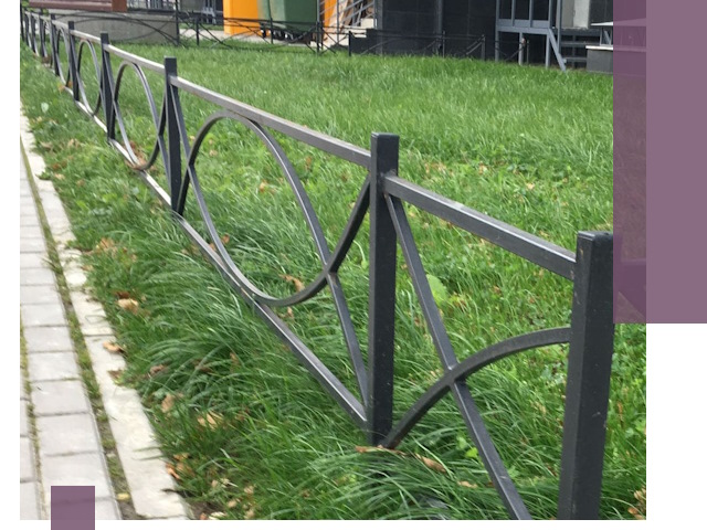 Газонные ограждения из металла в Новом Уренгое — монтаж и продажа