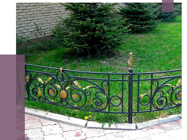 Кованые газонные ограждения в Новом Уренгое от 7747 руб. — ПРОЛЁТ-Нвг