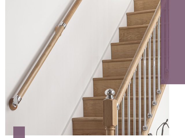 Пристенные поручни из стали и нержавейки под монтаж в Новом Уренгое